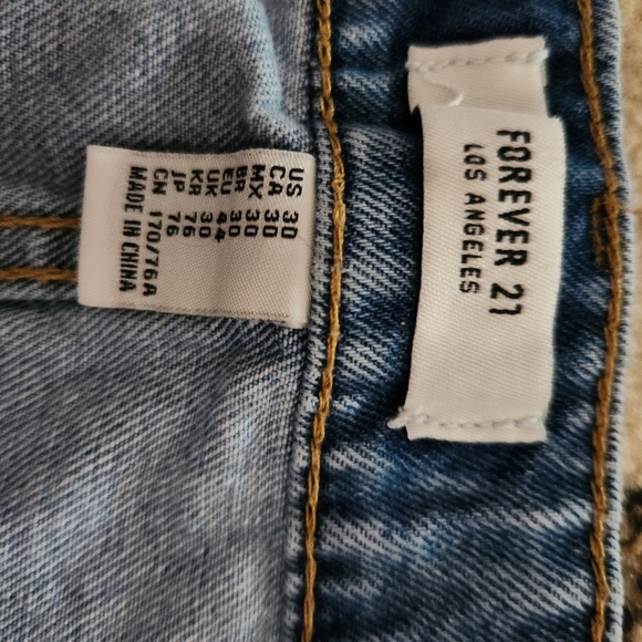 Distressed Denim Skirt - Picture 5 of 7